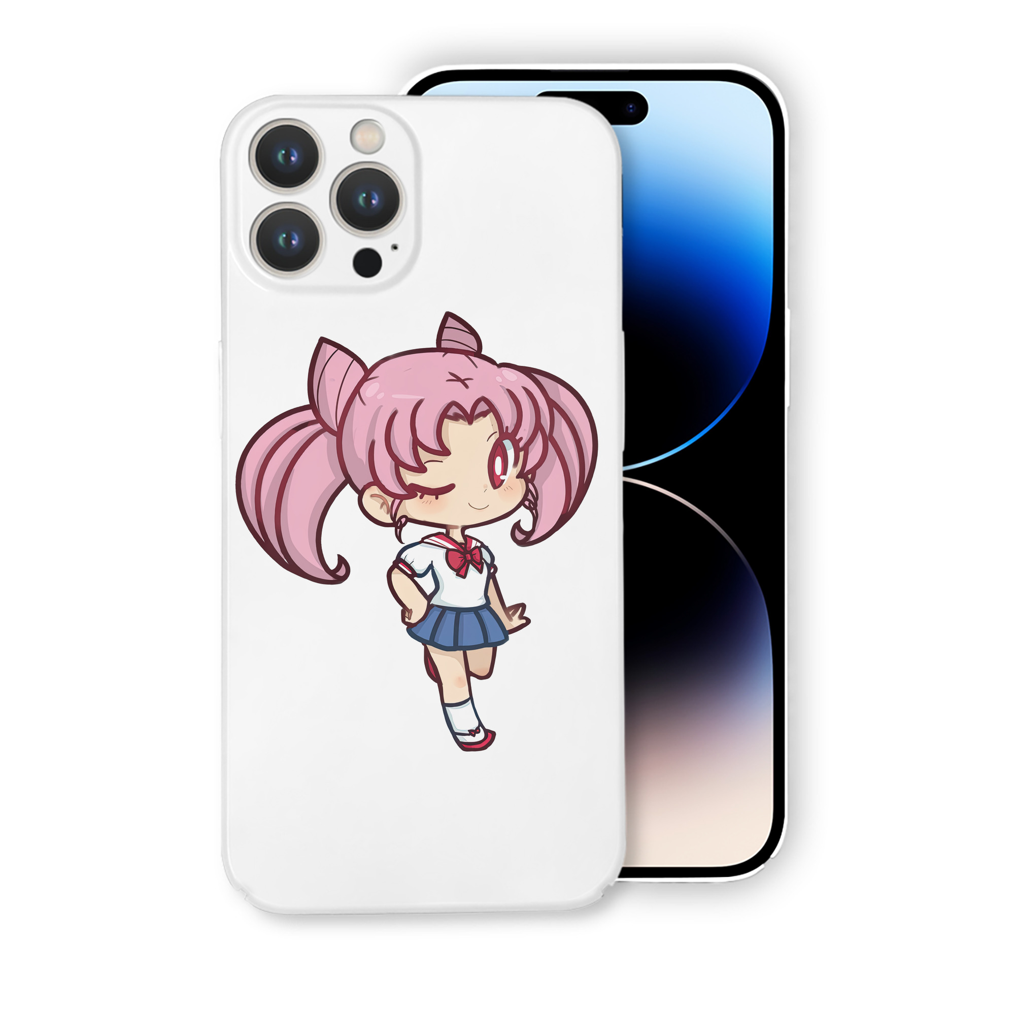 （画像用） 美少女戦士セーラームーン ちびうさ Sailor Moon Chibiusa Tsukino Usagi Small Lady Serenity 【iPhone 14シリーズ対応】ハードケース